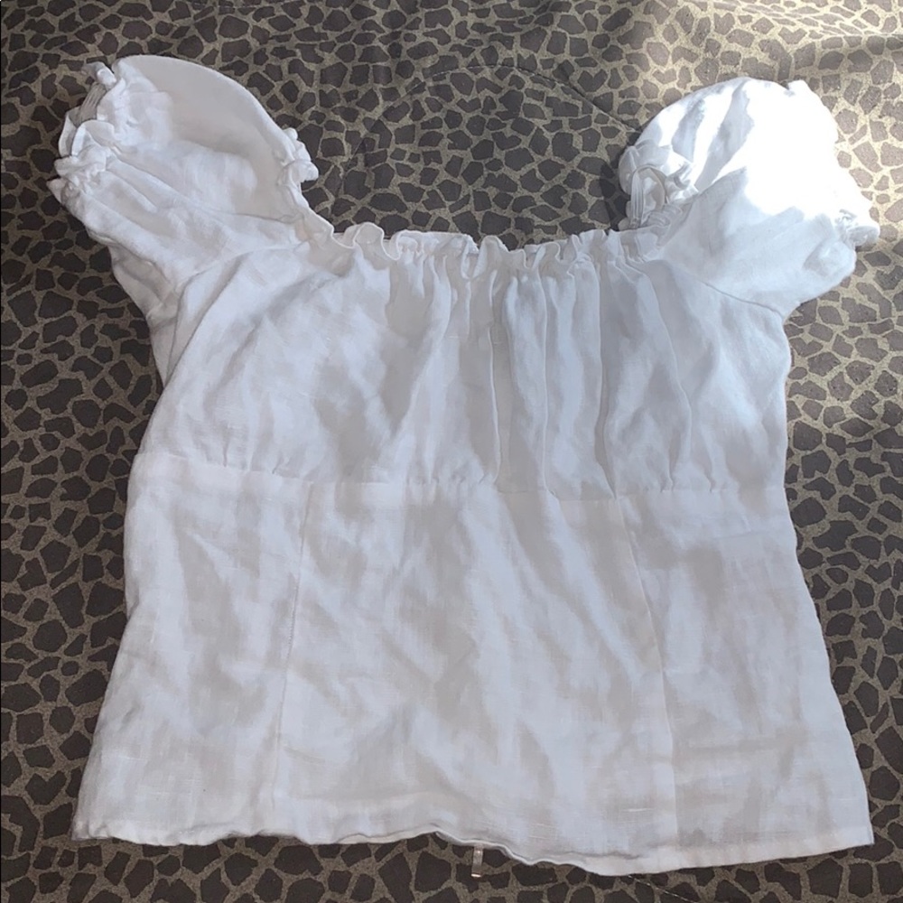 Reformation linen top